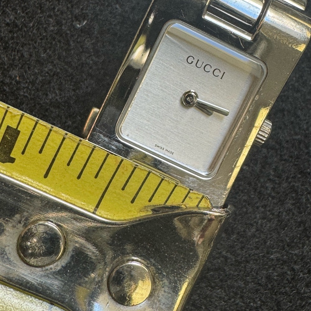 Gucci vintage Industrial vibe Swiss made authentic #2305L - Picture 9 of 12
